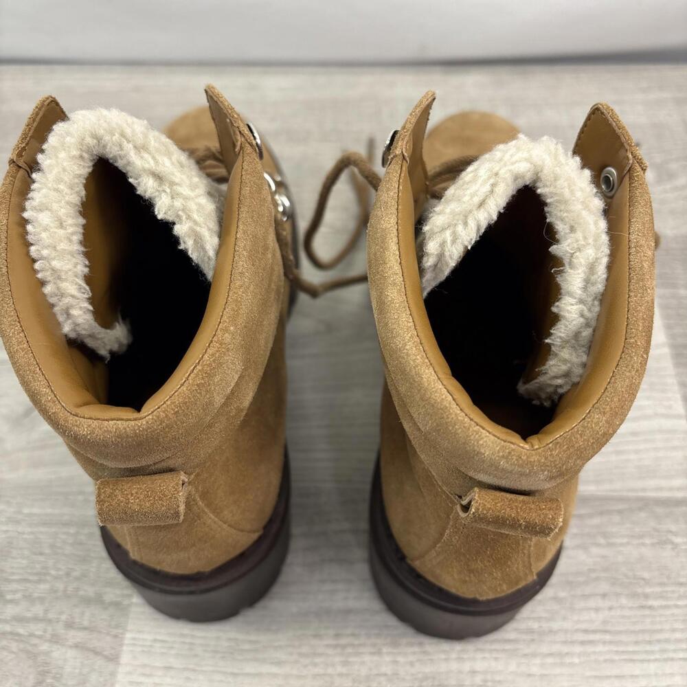 Marc Fisher LTD Nairy Hiking Ankle Boots Booties Lug Sole sz 6M - Picture 9 of 16